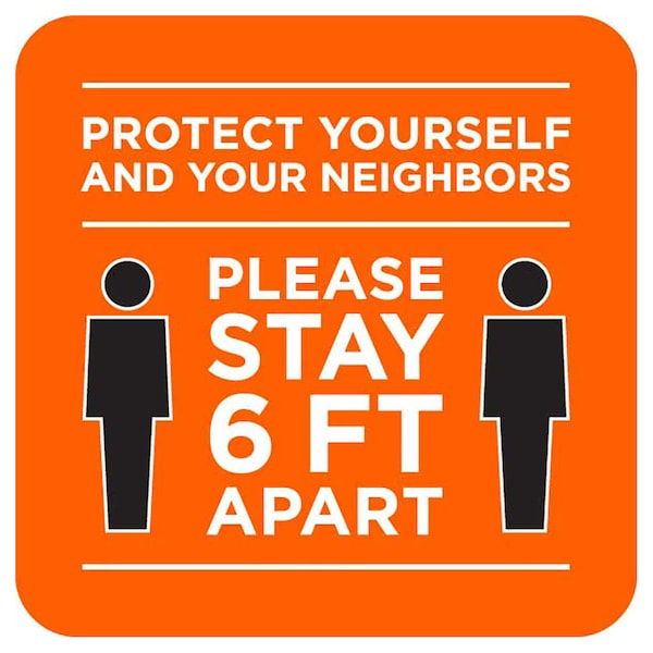 Identity Group Protect Your Neighbor, Orange, 15" 8456OR